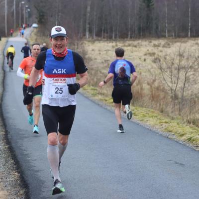 Maratonløper i Maratonkarusellen 2023