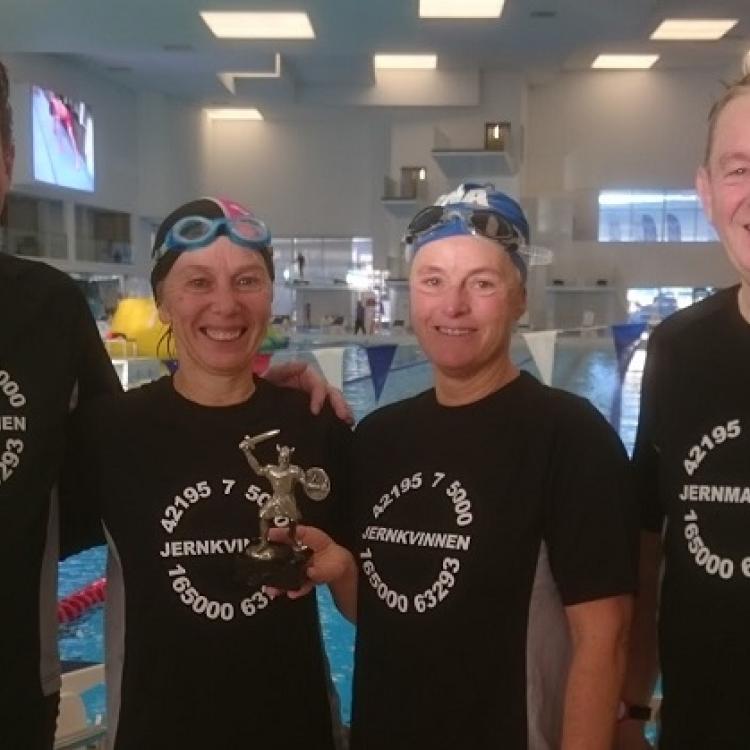 Foto fra 5000 meter&nbsp;svømming 2015